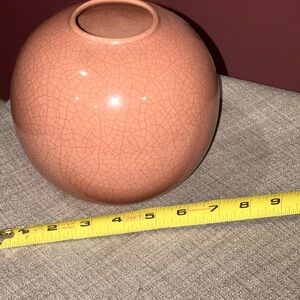 Crackle Glaze Pink Vase